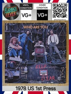 THE WHO•Who Are You•Aug 21, 1978 US (#MCA-3050)•Pinckneyville 1st Press